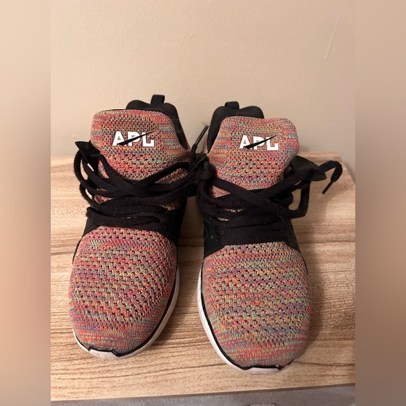 APL Shoes - APL Black and Multicolor Knit Sneakers